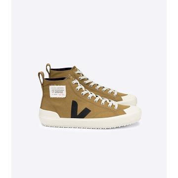 Khaki Women's Veja NOVA HL RIPSTOP High Tops | AU 349WNB